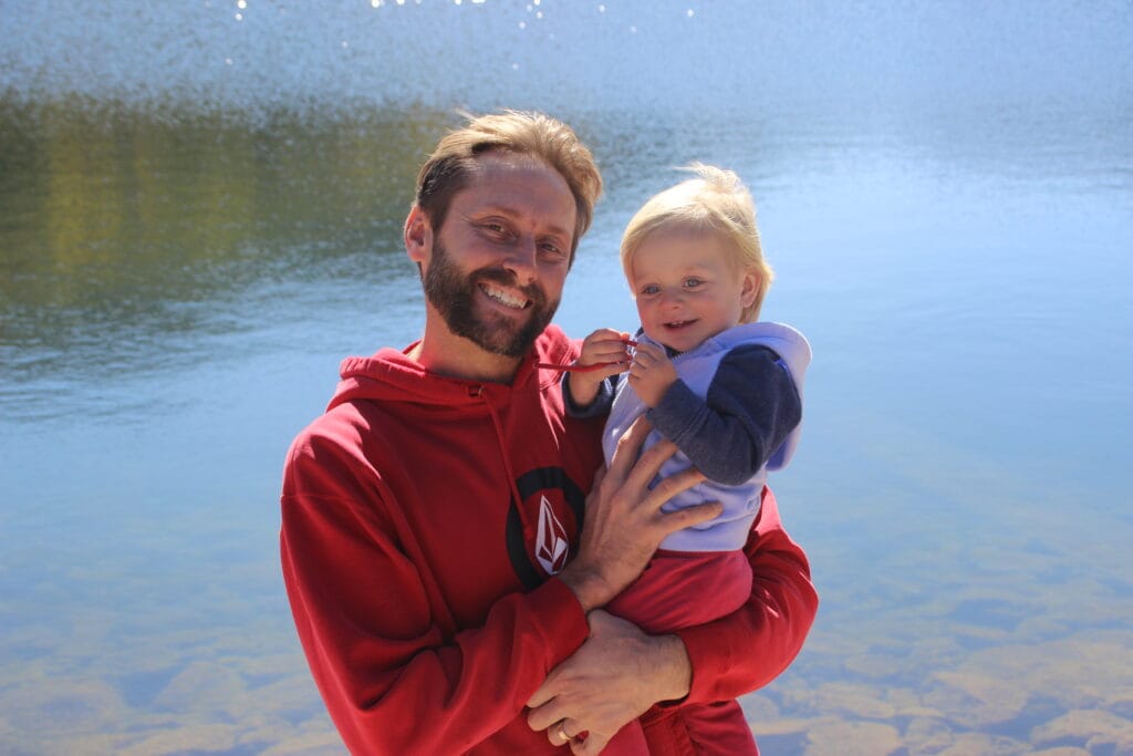 Philip Jacobs and his daughter Zoe.